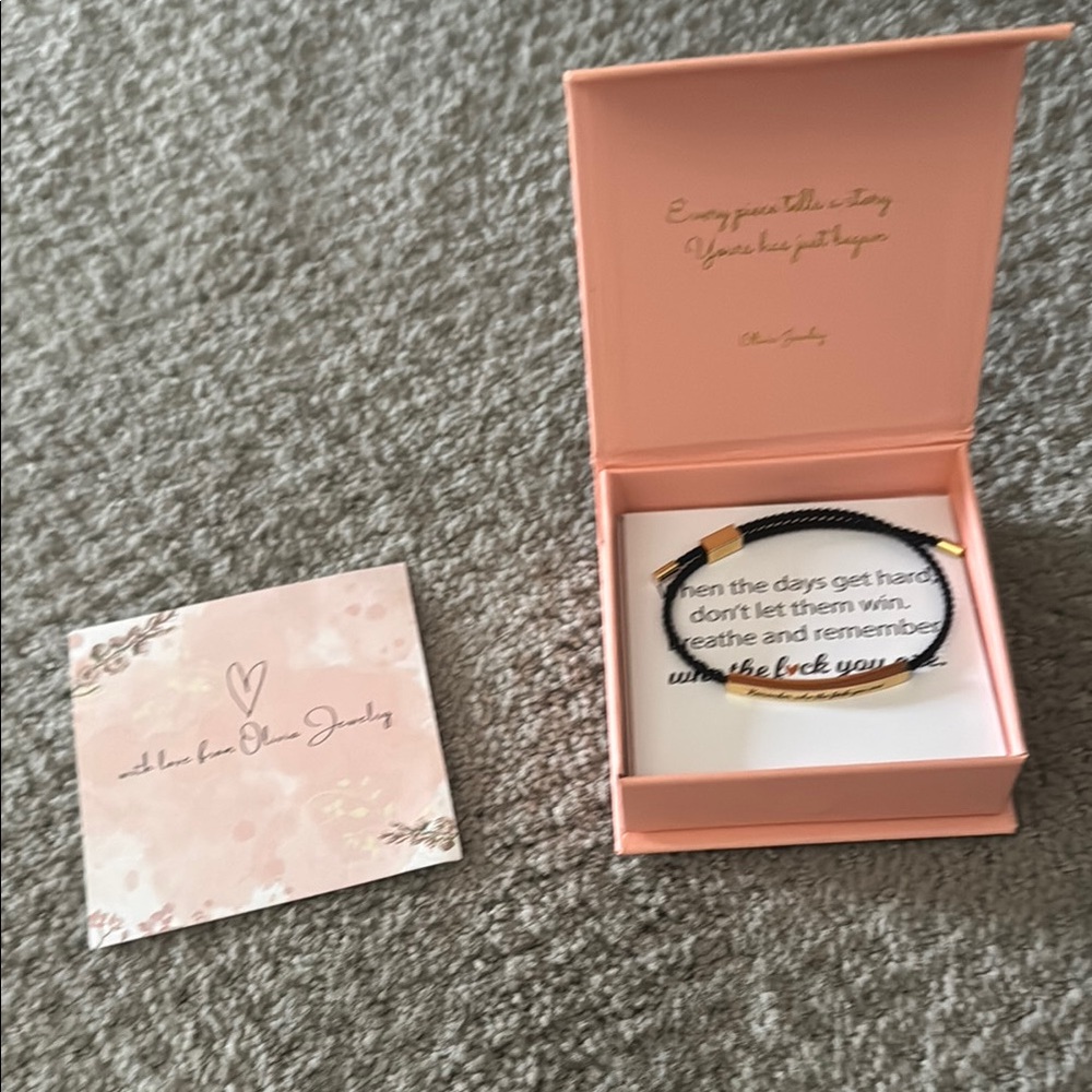 Black and Gold Bracelet